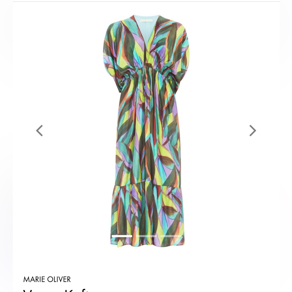 Marie Oliver Brand New Multicolor Venus Kaftan